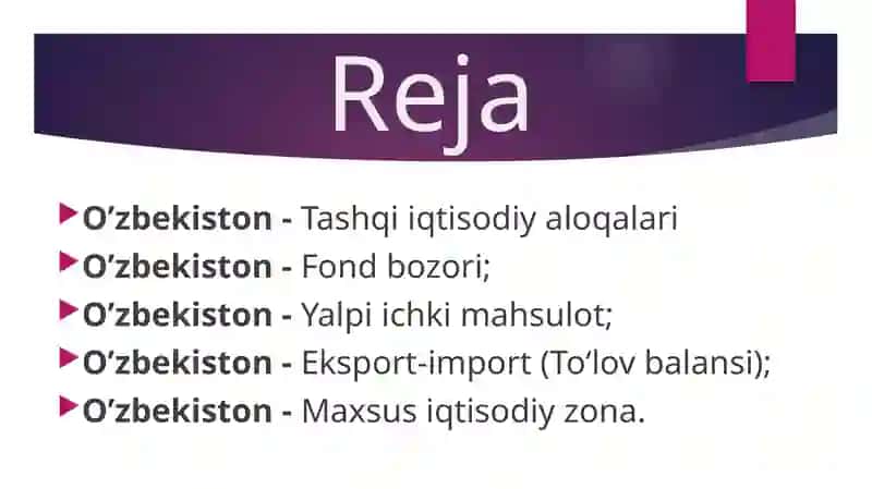 O’zbekiston-Tashqiiqtisodiyaloqalari 2