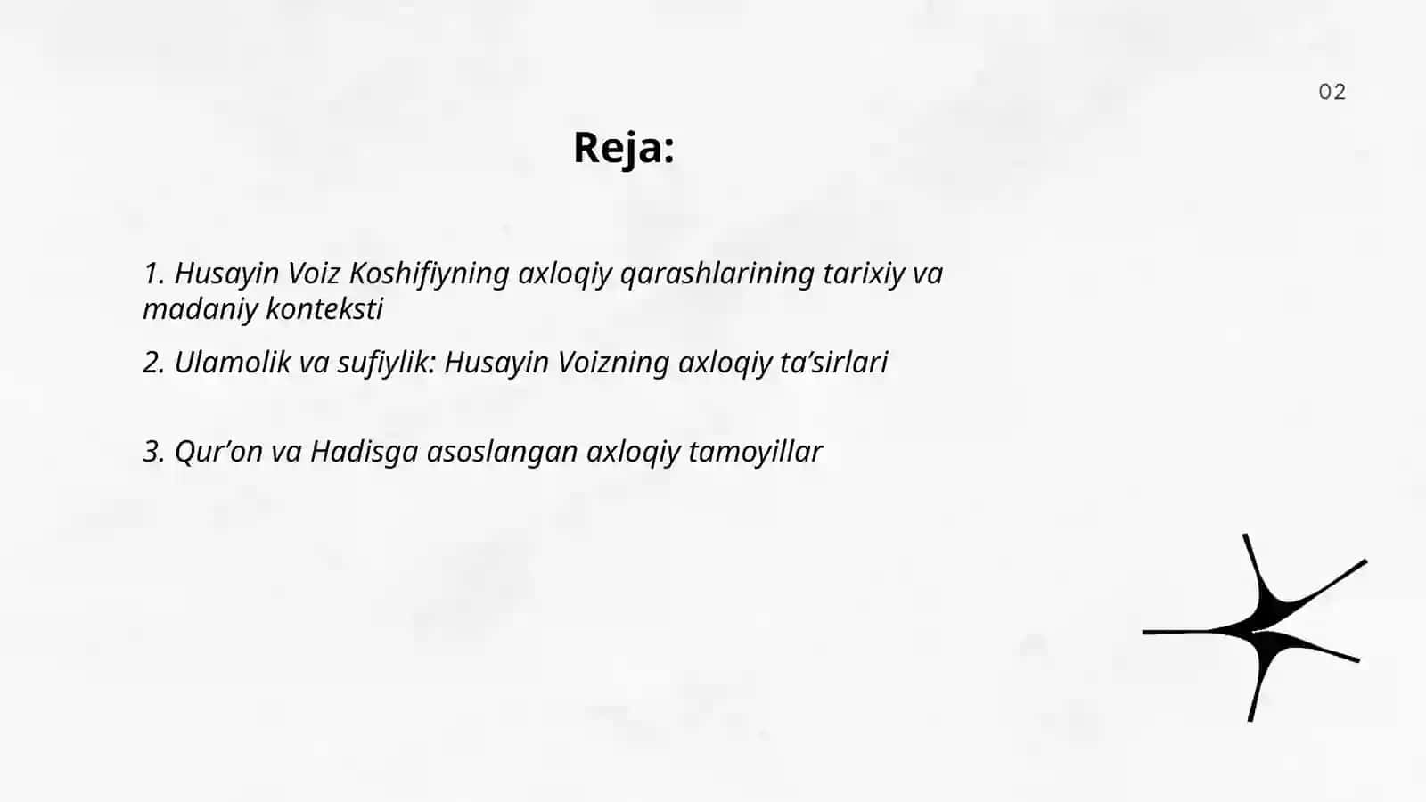 Husayin Voiz Koshifiyning axloqiy qarashlari 2