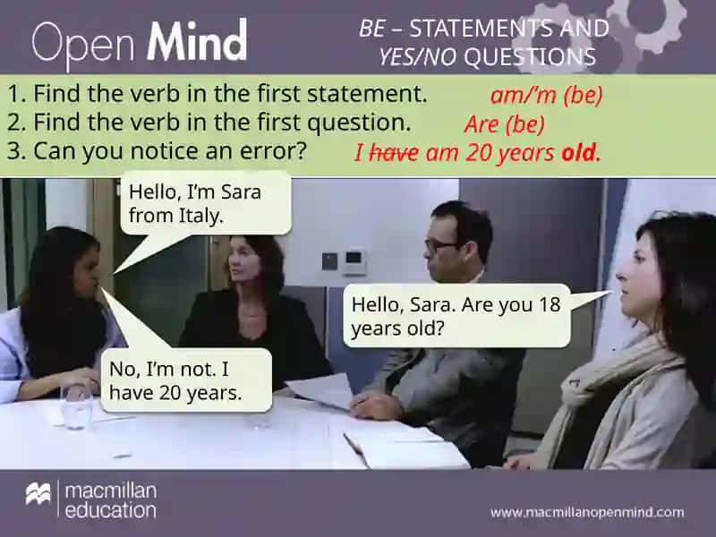Open Mind Elementary Unit 1 Grammar 1 2