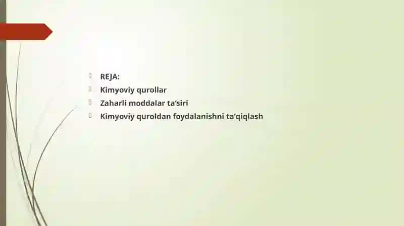 Kimyoviy qurollar 2