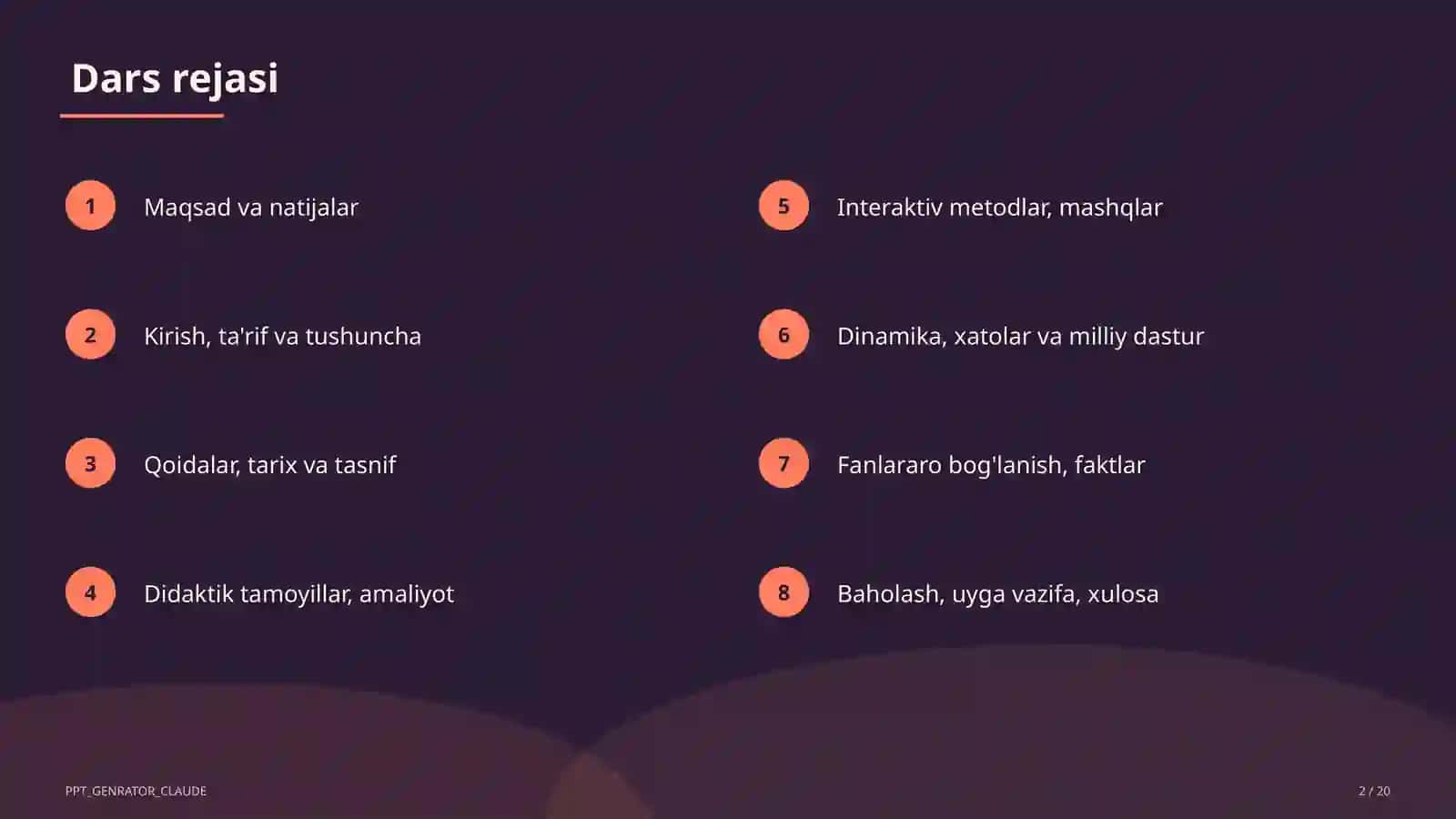Excel dasturida formulalar va diagrammalar (7-sinf) 2