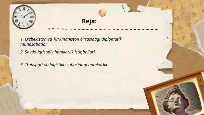 O'zbekiston va Turkmaniston munosabatlari 2