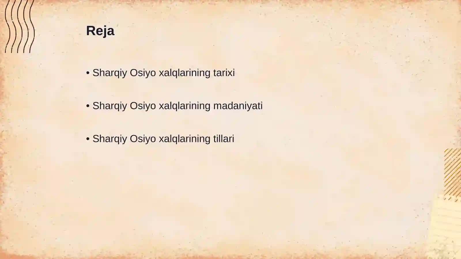 Sharqiy osiyo xalqlari 2