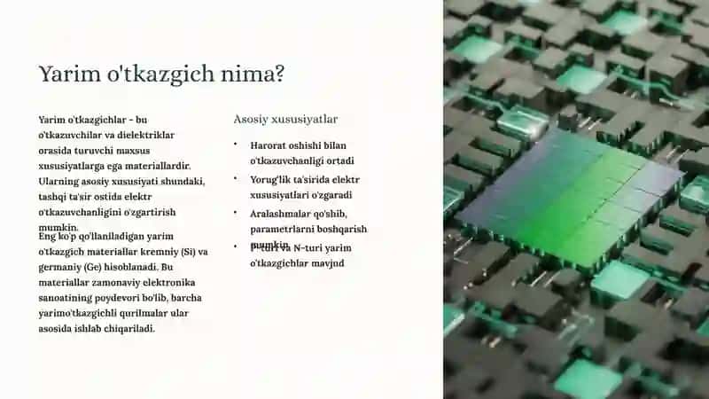 Yarim o'tkazgichli Dinistorlar 2