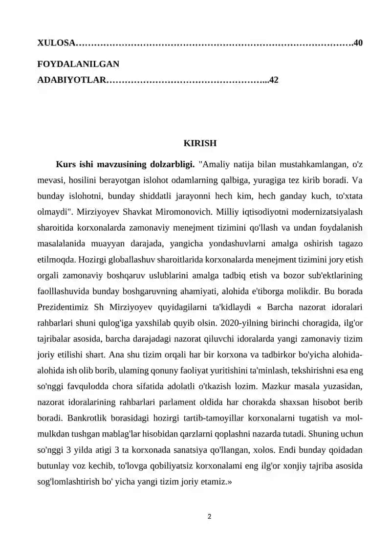 MENEJMENTNING SAMARADORLIGI 2