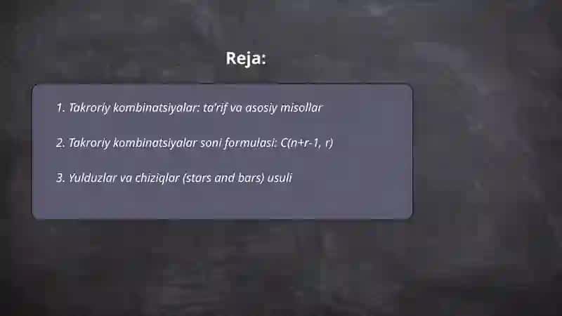 Diskret tuzilmalari 2