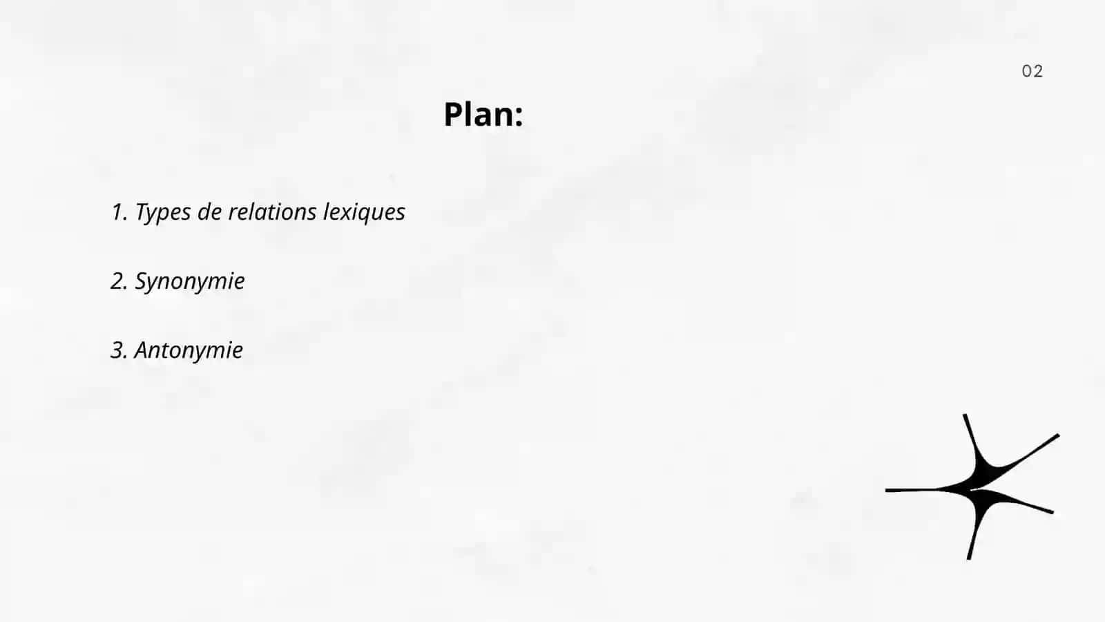 Relations lexiques 2