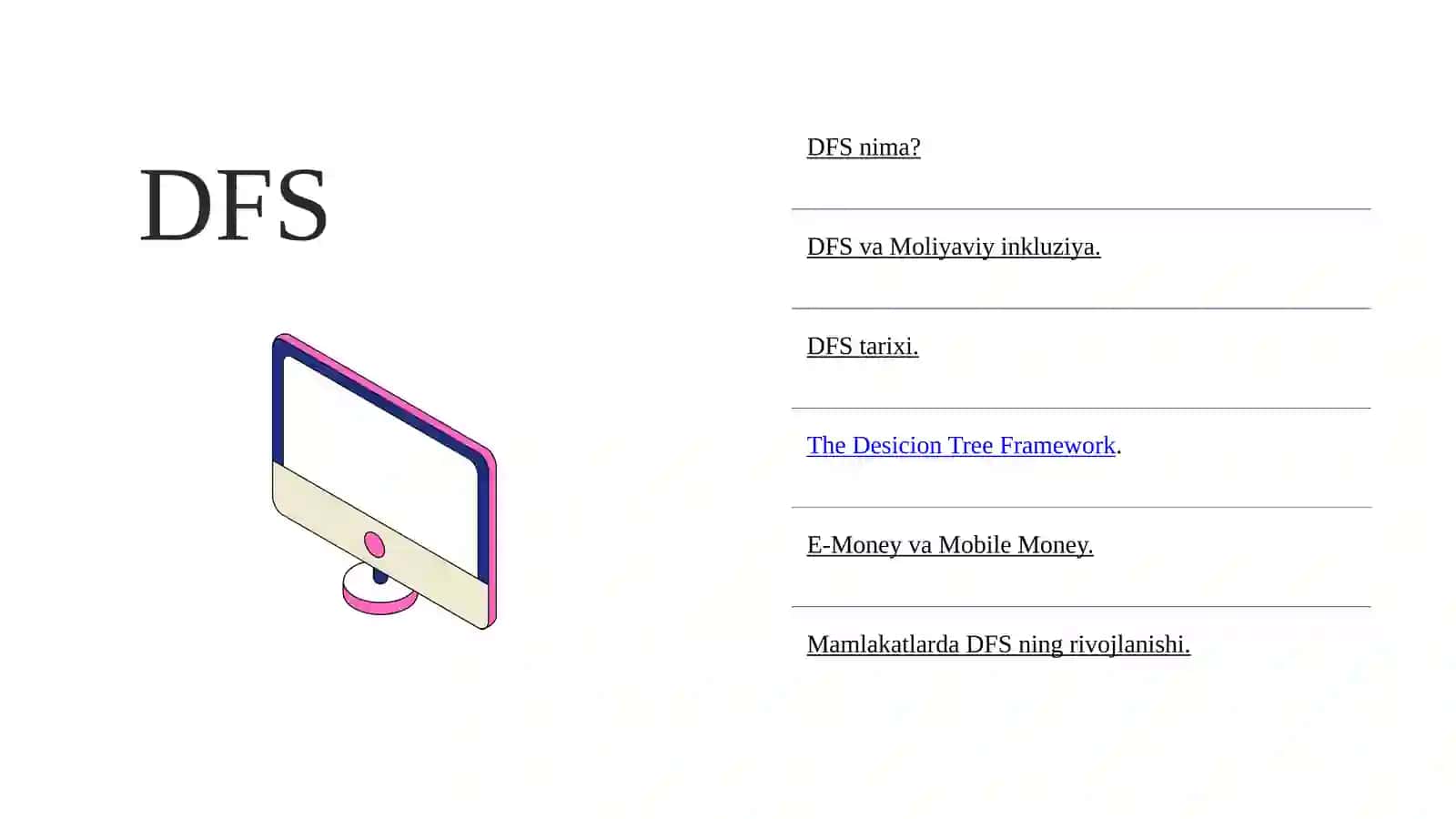Raqamli moliyaviy xizmatlar (DFS) 2