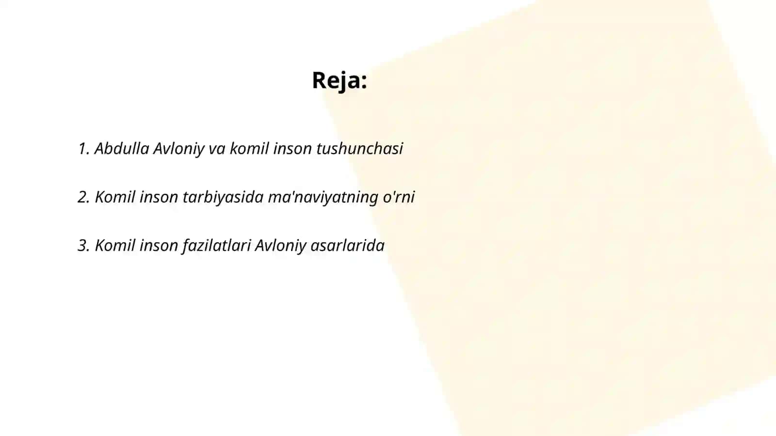 Abdulla Avloniy komil inson haqida esse 2
