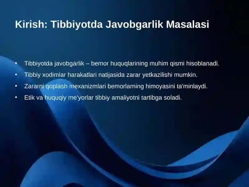 Tibbiy yordamda zararni qoplashning etik huquqiy asoslari 2