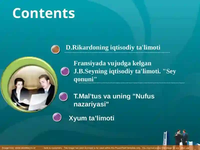 D.Rikardoning iqtisodiy ta'limoti 2