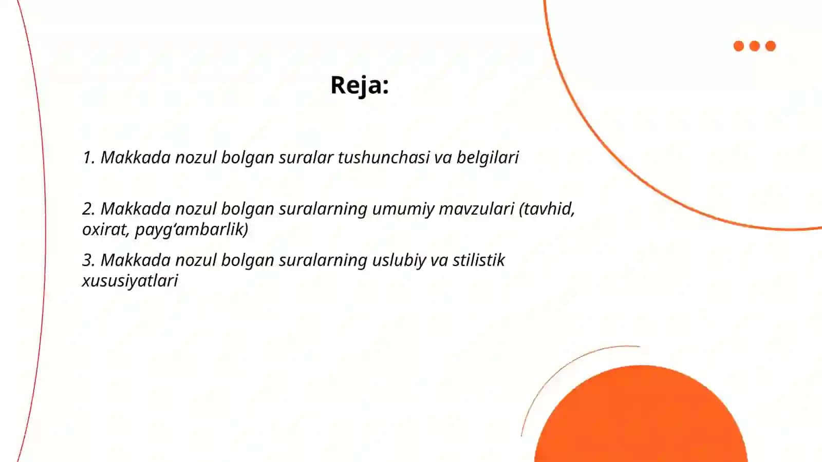 Makkada nozul bolgan suralar 2
