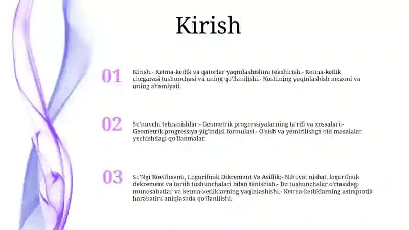 So'Nuvchi Tebranishlar.So'Ngi Koeffitsenti, Logorifmik Dikrement Va Asillik 2
