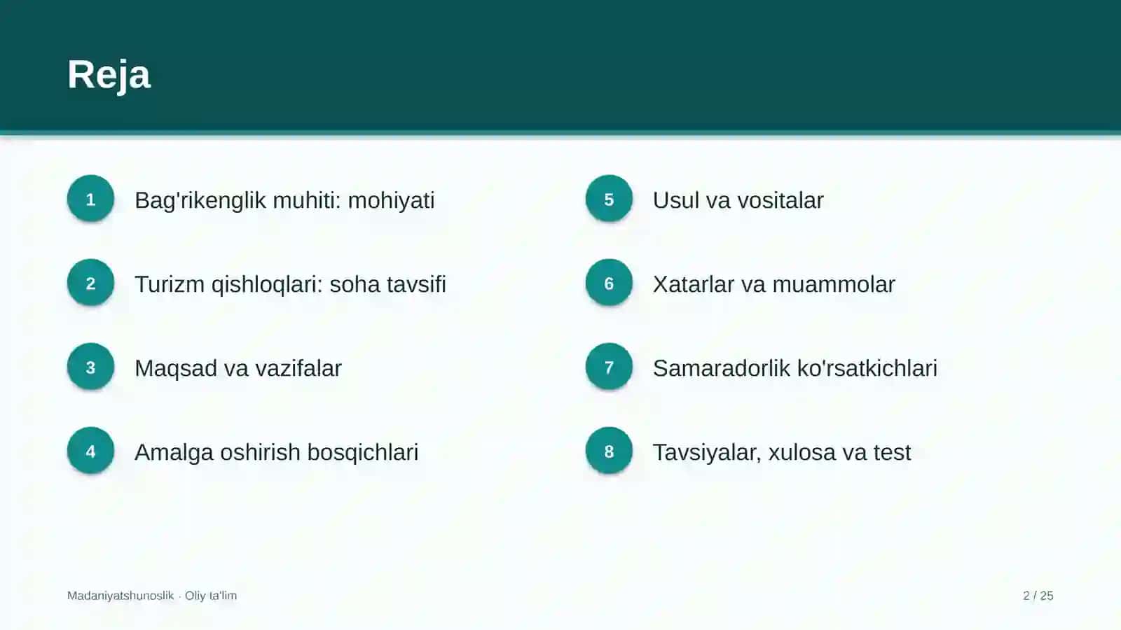 turizm qishloqlarida bag'rikenglik muhiti 5365 2