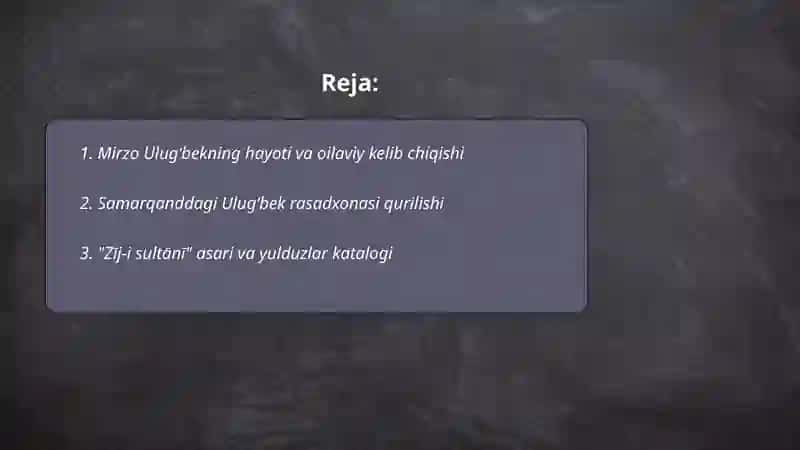 Mirzo Ulugʻbekning hayoti va oilaviy kelib chiqishi 2