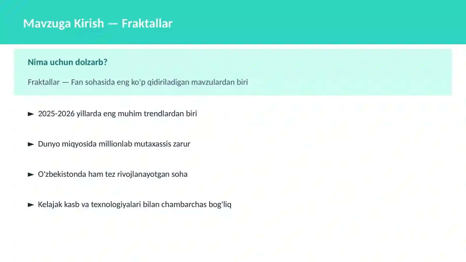 Fraktallar 2