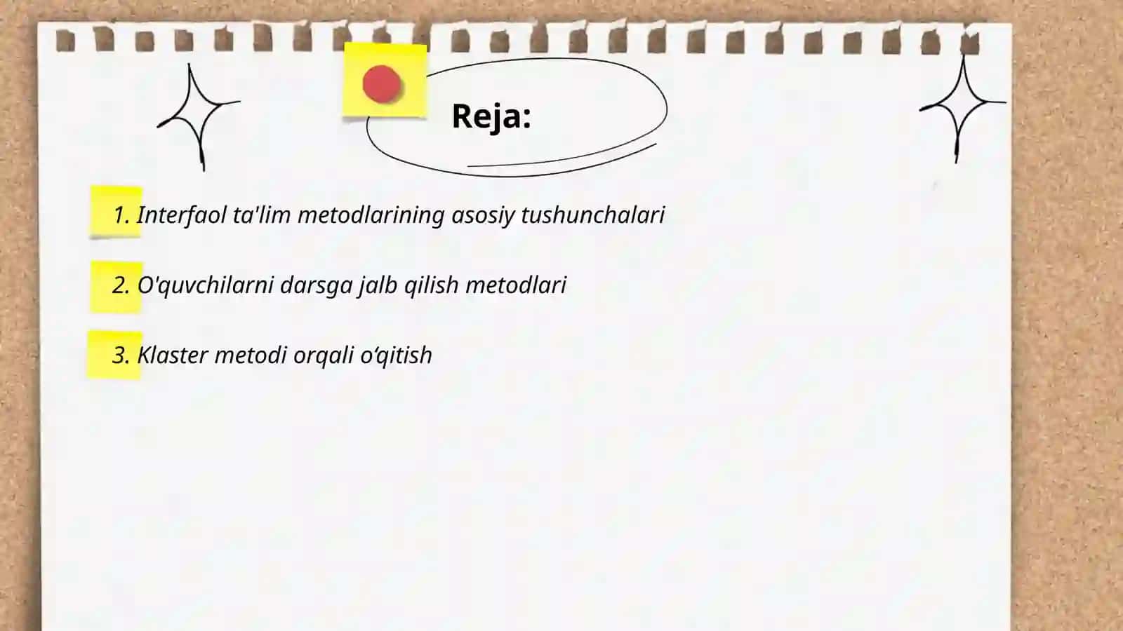 Interfaol ta'lim metodlari 2