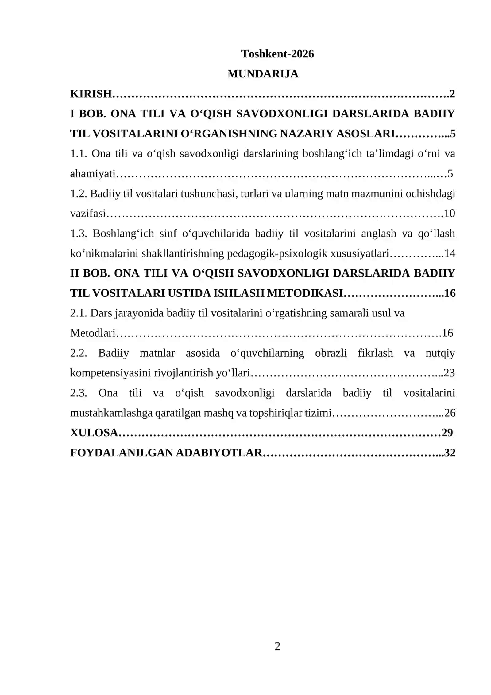 Ona tili va o’qish savodxonligi darsida badiiy til vositalari ustida ishlash 2