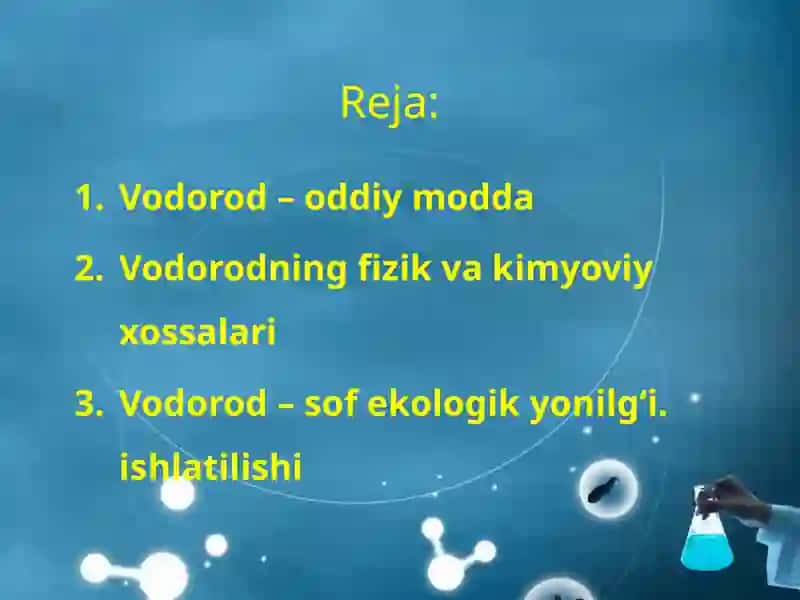 Vodorod - Oddiy modda 2
