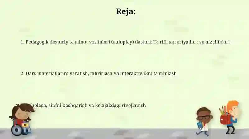 Pedagogik dasturiy vositalar (AutoPlay) dasturi 2