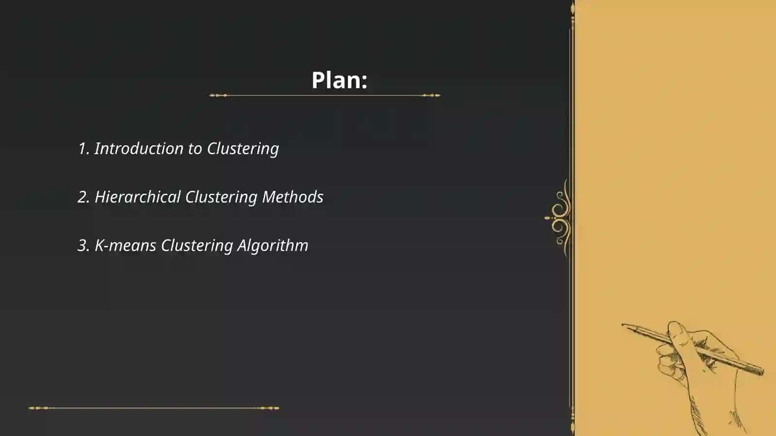 Initial and final clusters 2