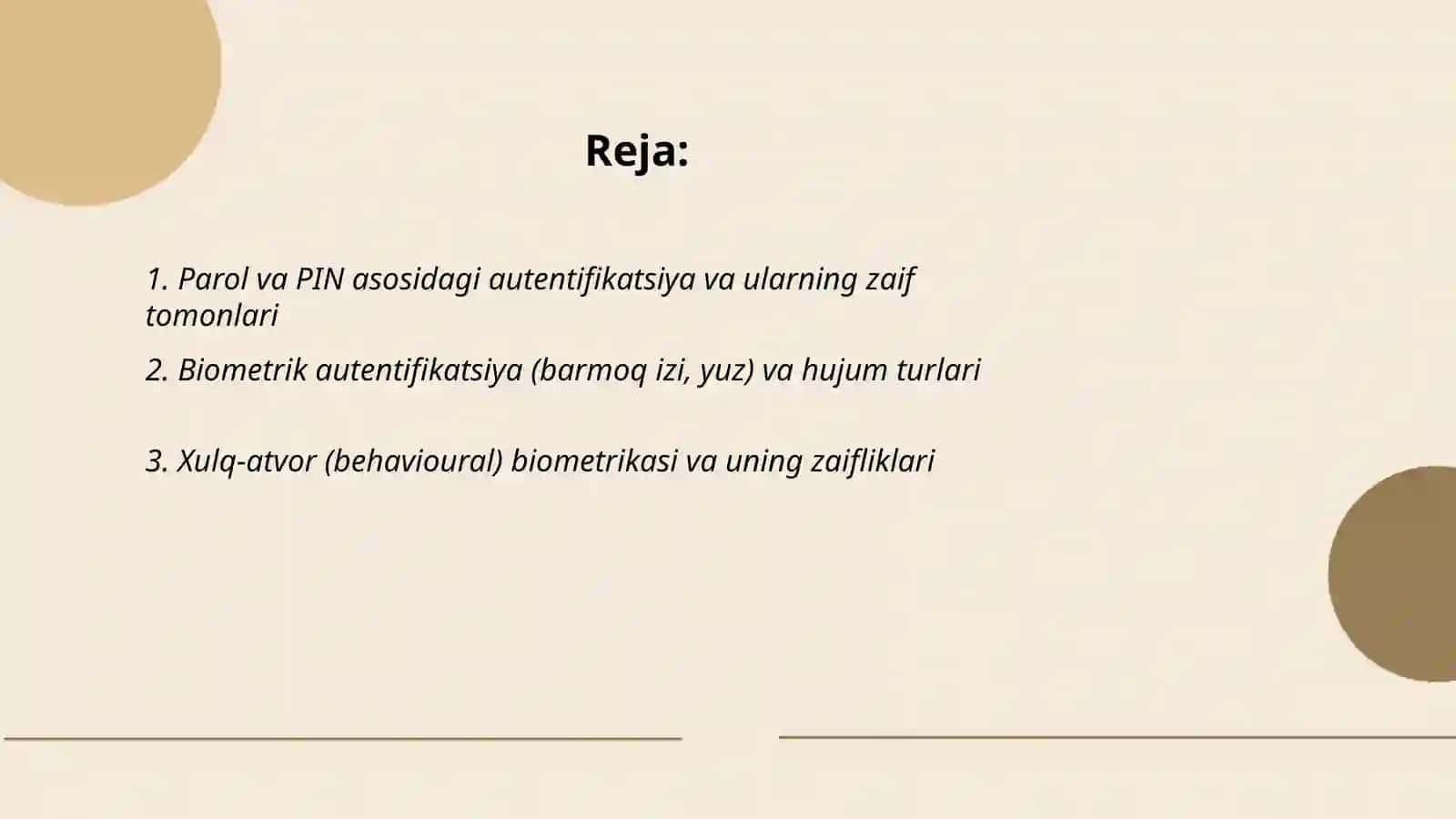 Mobil tizimlarda autentifikatsiya tizimlari va ularning zaif tomonlari 2