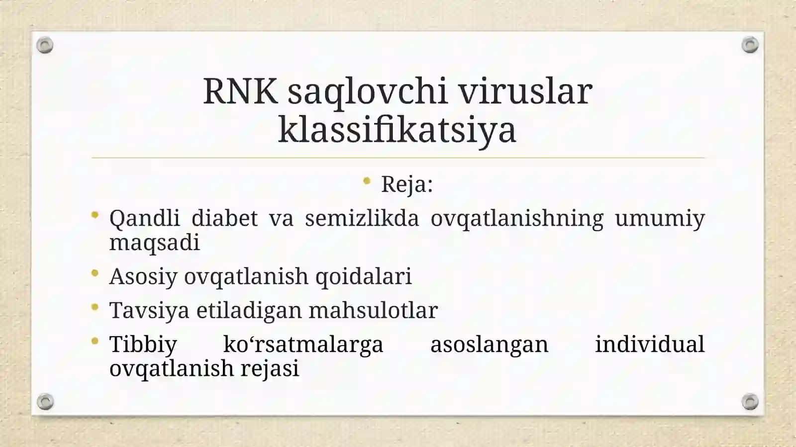 RNK saqlovchi viruslar 2