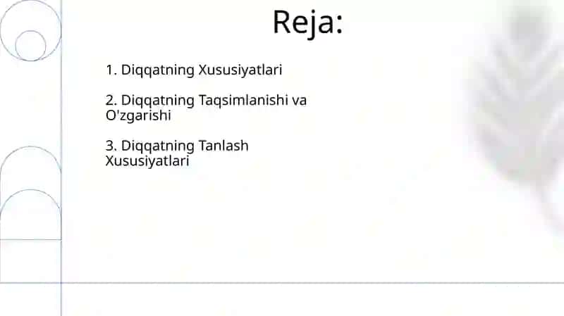 Diqqatning xsusuyatlari 2