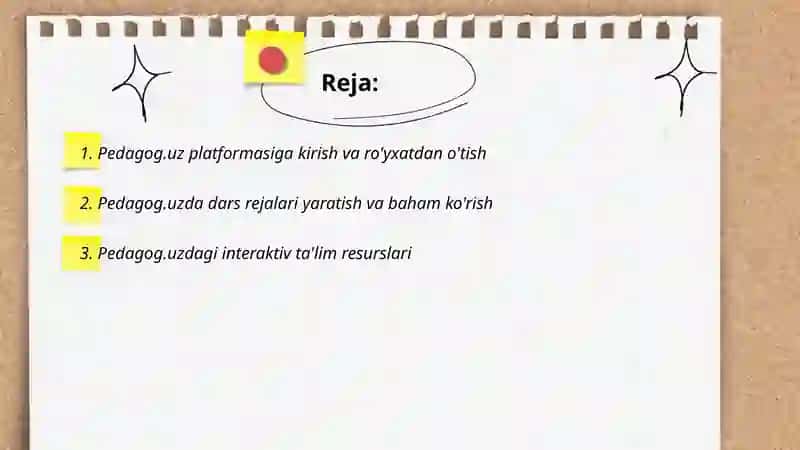 Pedagog.uz platformasi 2