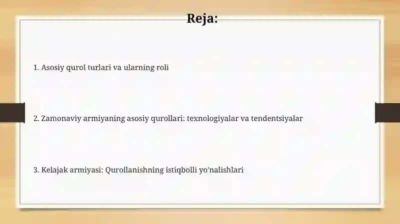 Zamonaviy armiyaning qurollari 2