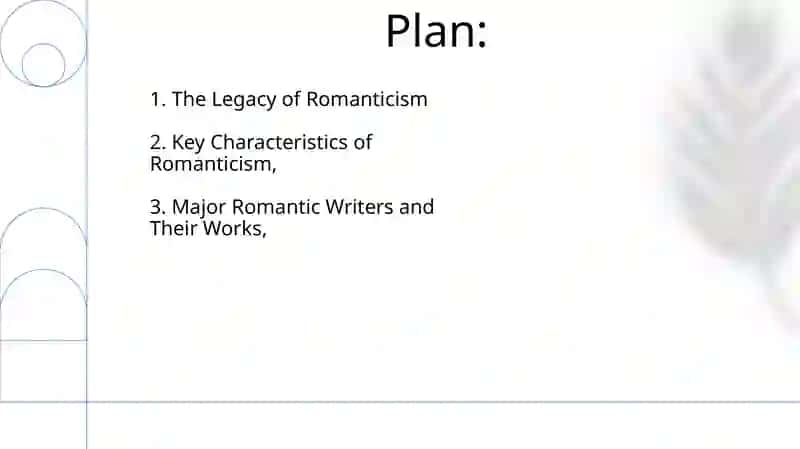 The Romantic Age in English literature 2