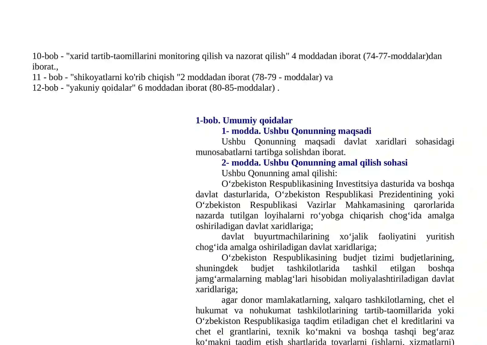 AVTOMOBIL YO LLARINI LOYIHALASH BO YICHA (TENDER) SAVDOLARNI TASHKIL ETISHNING NAZARIY VA HUQUQIY ASOSLARI 2