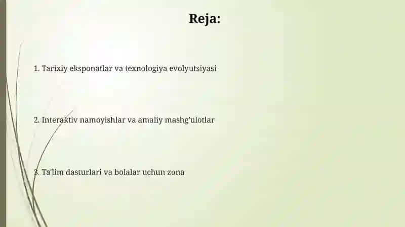 Tarixiy eksponatlar va texnologiya evolyutsiyasi 2