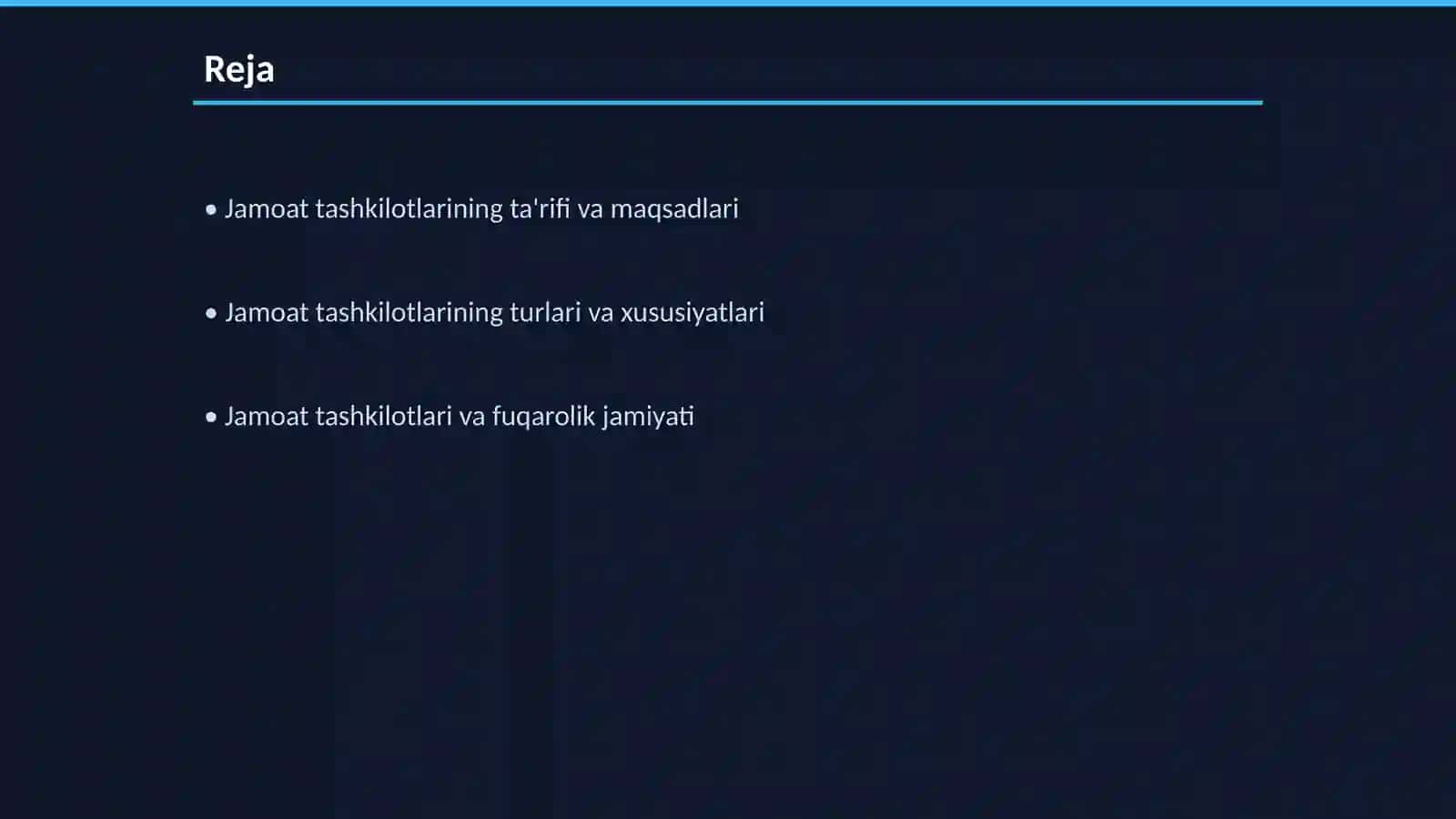 Jamoat tashkilotlari haqida tushuncha 2