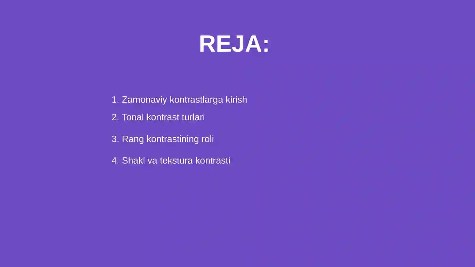 Zamonaviy kontrastlar turlari 2