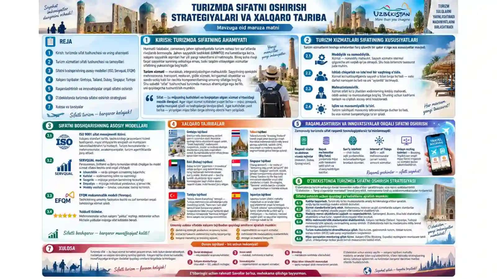 Turizmda sifatni oshirish strategiyalari va xalqaro tajriba.pptx 2