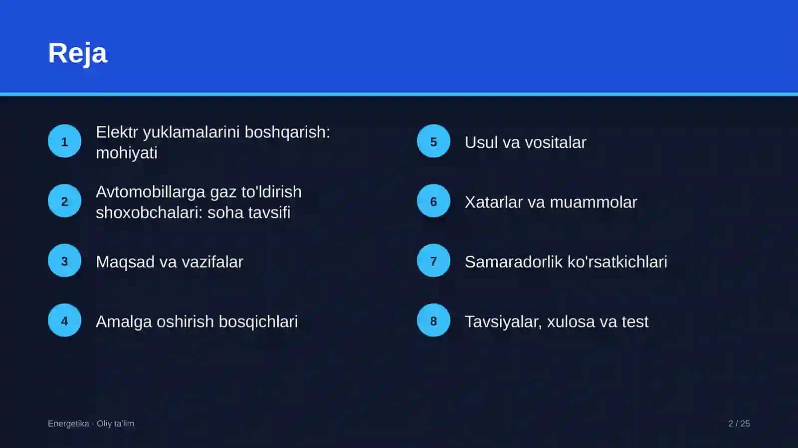 Avtomobillarga gaz to'ldirish shoxobchalarida elektr yuklamalarini boshqarish 2