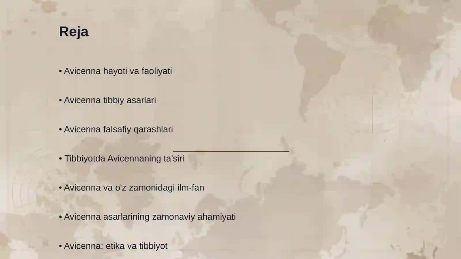 Avicenna hayoti va faoliyati 2