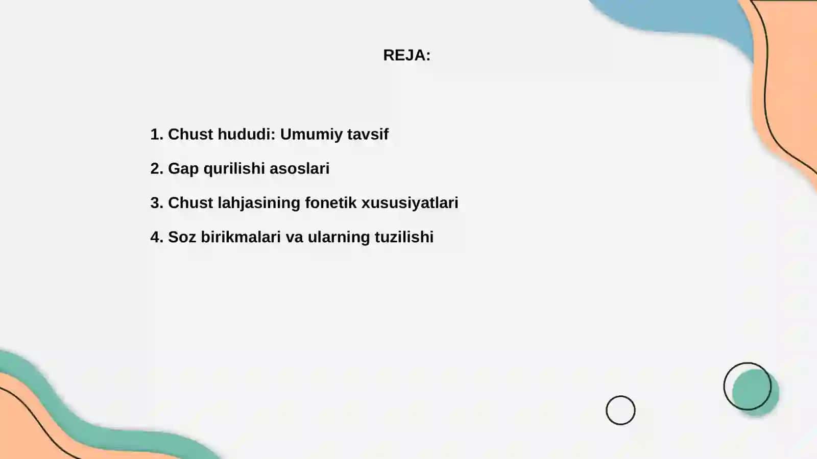 Chust hududining gap qurilish jihatlari 2