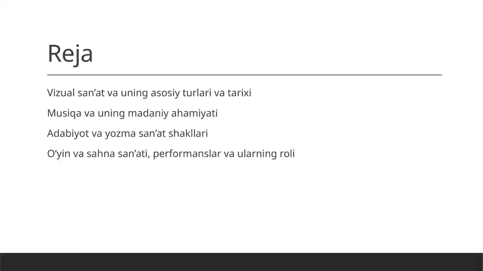 San’at va uning turlari 2
