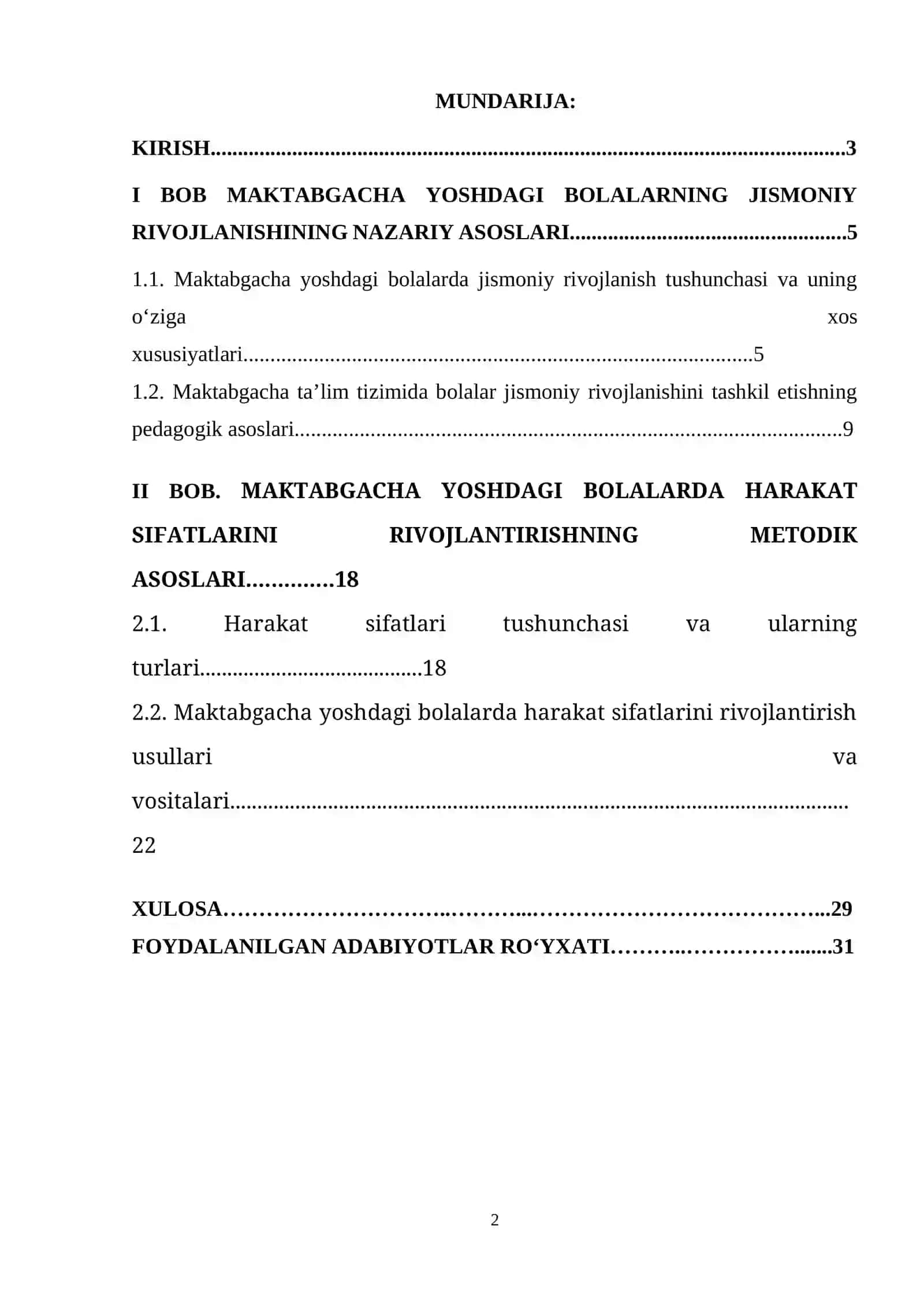 BOB MAKTABGACHA YOSHDAGI BOLALARNING JISMONIY RIVOJLANISHINING NAZARIY ASOSLARI 2