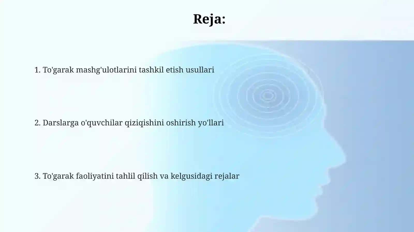To'garak mashg'ulotlari tashkil etish usullari 2