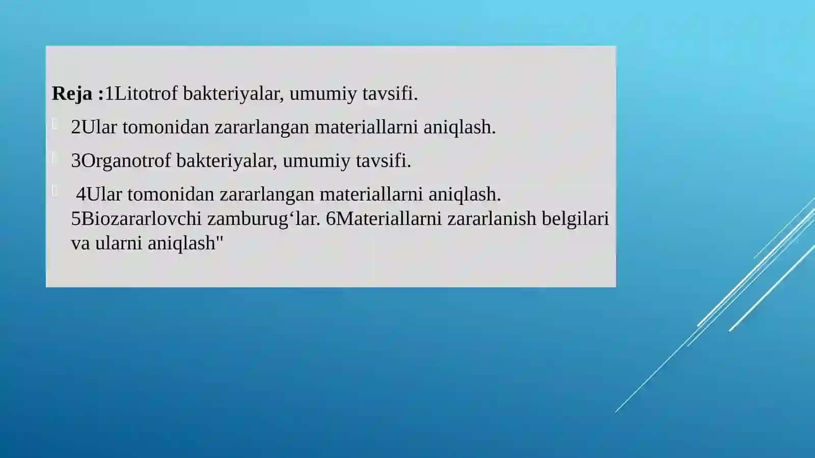 Litotrofbakteriyalar, umumiy tavsifi 2