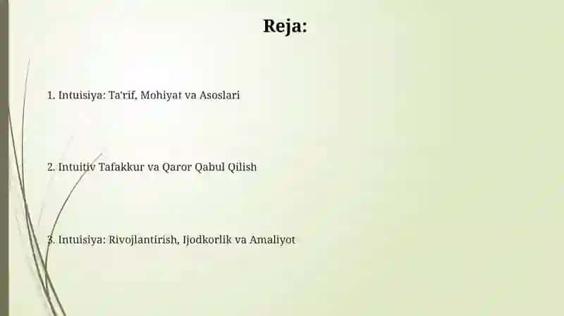 Intuitsiya: Ta'rif, Mohiyat va Psixologik Asoslar 2