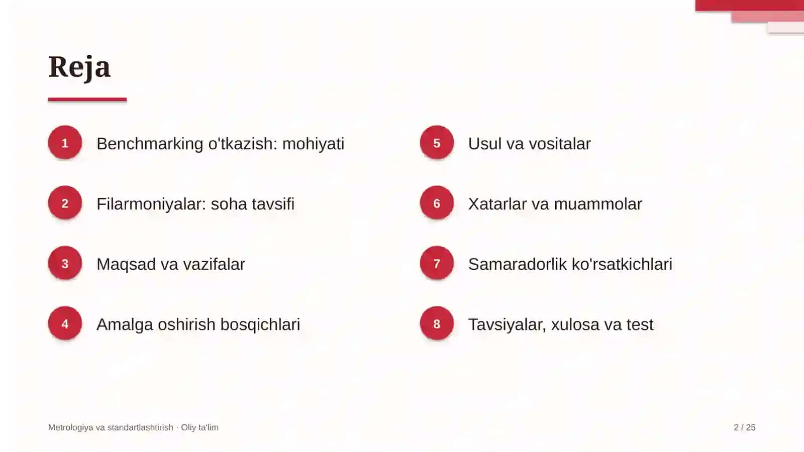 filarmoniyalarda benchmarking o'tkazish 3739 2