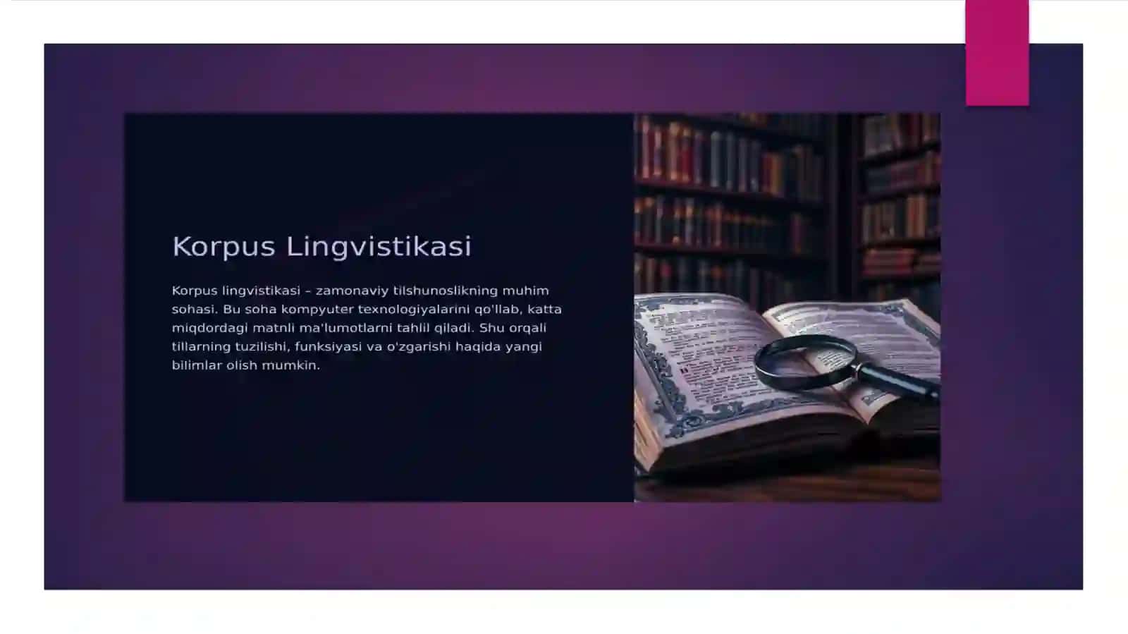 Korpus ligvistikasining rivojlanishi 2