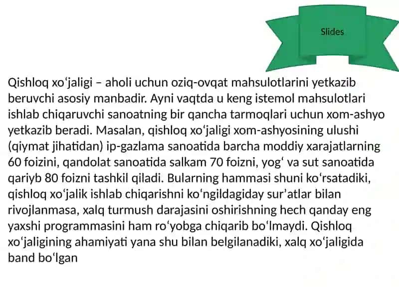 Mustaqillik yillarida qishloq xo'jalogi va sanoat rivojlanishi 2