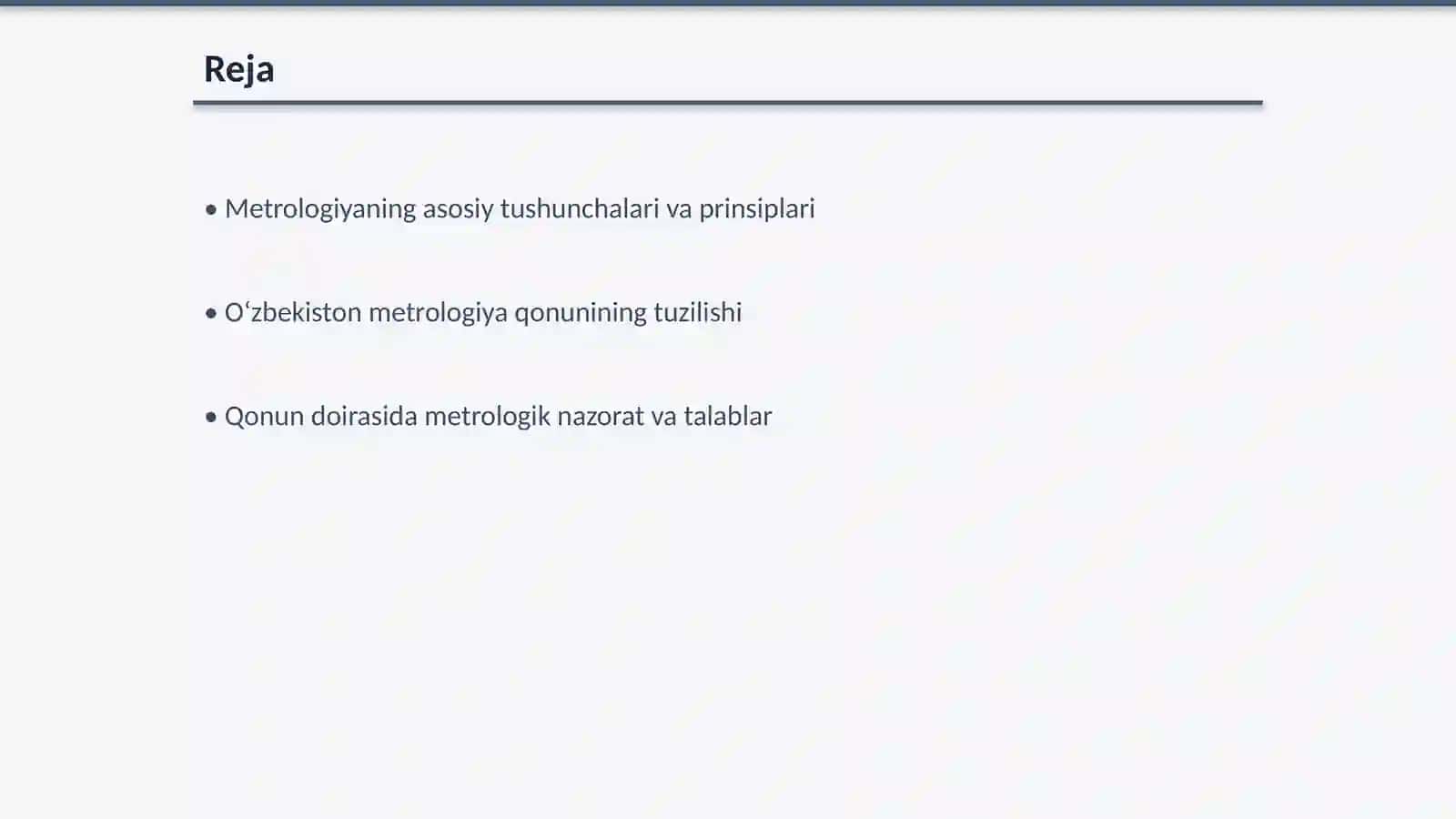 Metrologiya toʻgʻrisida 2