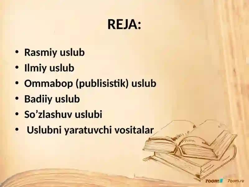 O`zbektilining rasmiy-idoraviy uslubining o`ziga xosliklari 2