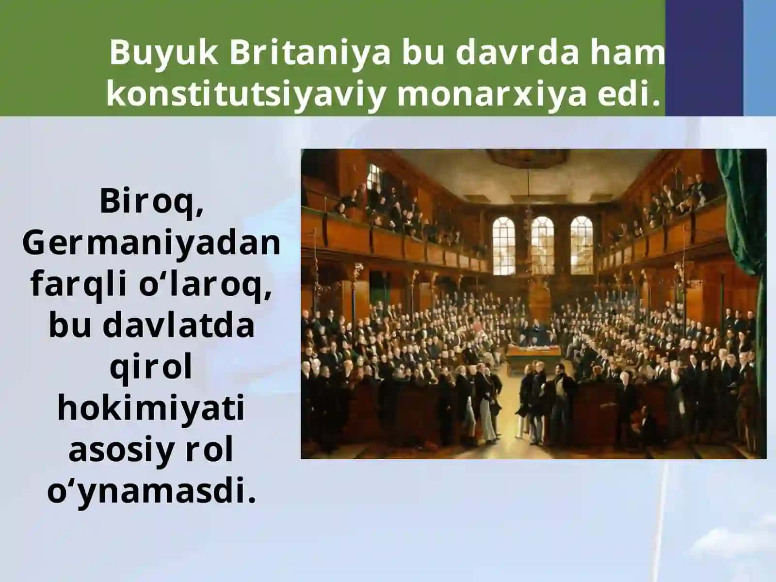 Buyuk Britaniya va Germaniya Mustaqilliklarining ta'kidlanishi 2